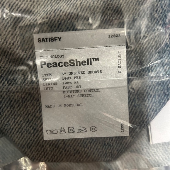 RARE!! Satisfy running Peaceshell Denim - Picture 4 of 6